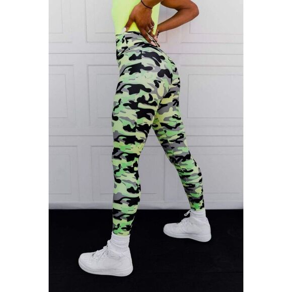 Celestial Bodiez OG Ultra High Rise Leggings in 'Hidden in Neon' Size Small - Picture 6 of 7